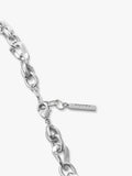 TUTTI chunky wave chain necklace silver (British brand)