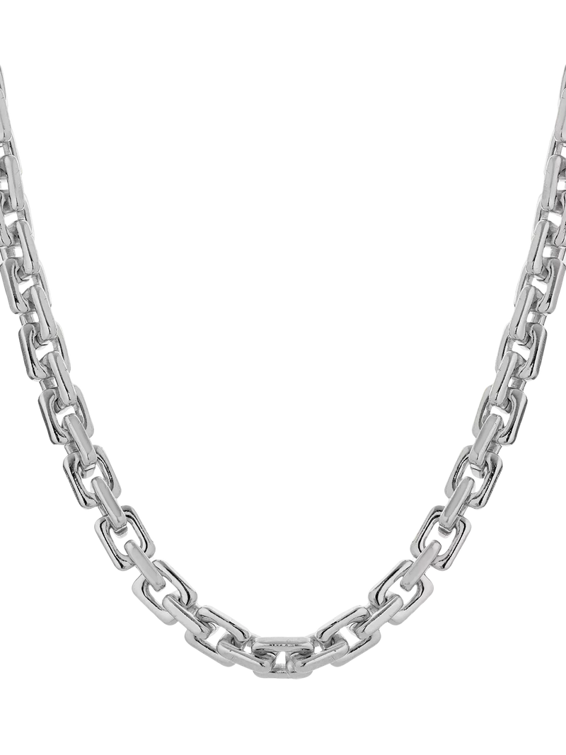 TUTTI chunky square link chain necklace 45cm (British brand)