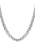 TUTTI chunky square link chain necklace 45cm (British brand)