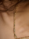 TUTTI Baia lariat disc pendant necklace gold 70cm (British brand)