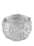 TUTTI Revere textured silver ring UK size P 1/2 - British product