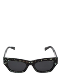 TUTTI cat eye sunglasses green leopard print - British product