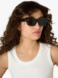 TUTTI cat eye sunglasses green leopard print - British product
