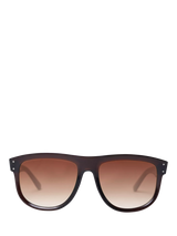 John Lewis TUTTI SG55 Edge D-Frame Sunglasses, Brown- Buy online at McGrocer