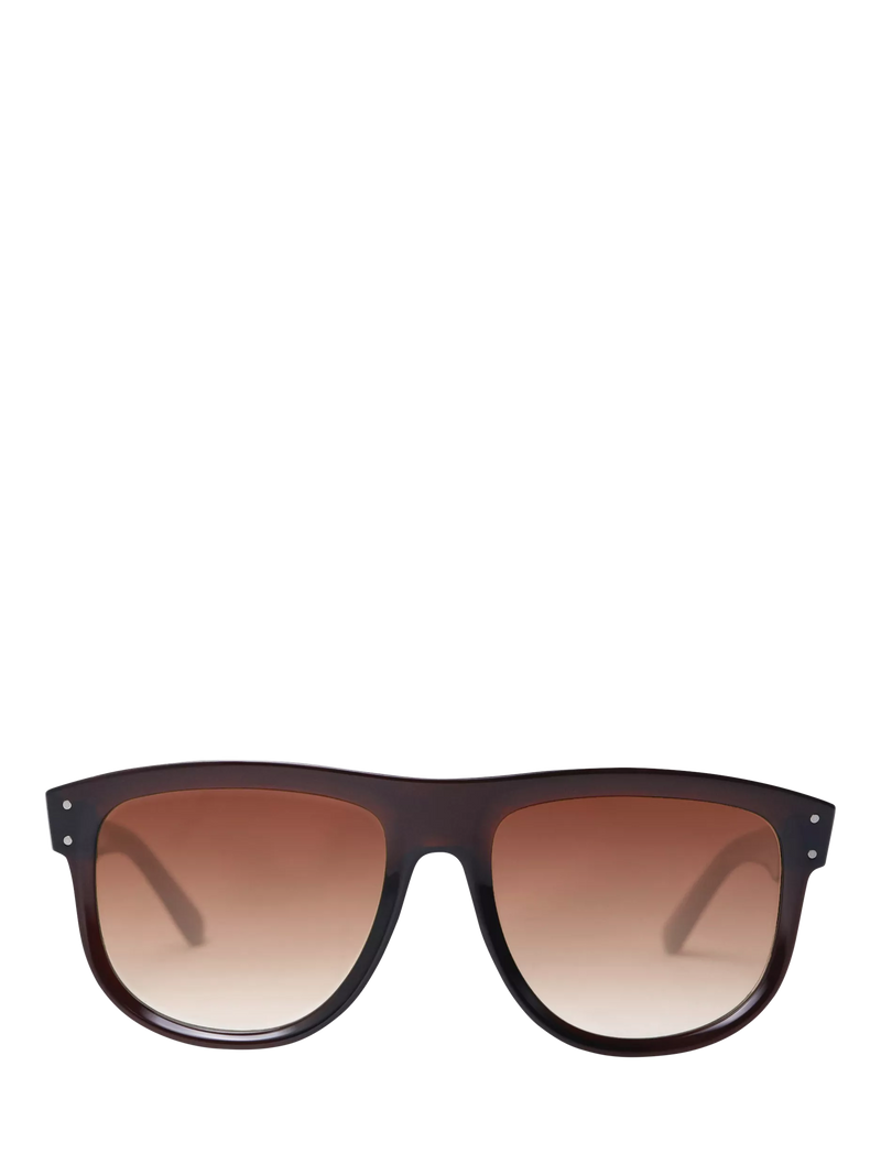TUTTI D-Frame sunglasses brown, imported from the UK