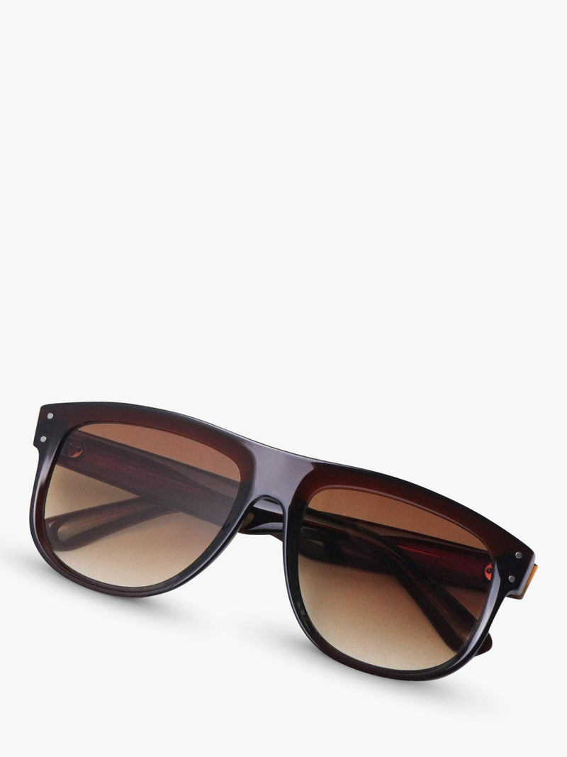 TUTTI D-Frame sunglasses brown, imported from the UK