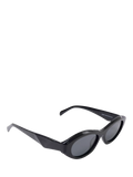 TUTTI SG58 Arc Oval Sunglasses Black acetate frames, imported from the UK