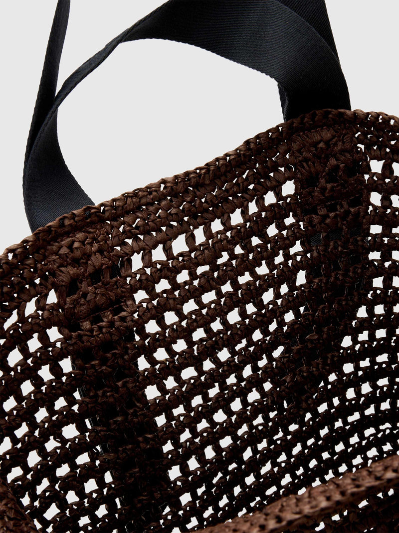 AllSaints Lullah mesh tote bag brown paper (British brand)