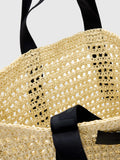 AllSaints Lullah paper mesh tote bag unbleached white, UK version
