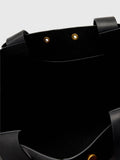 AllSaints Rosalie leather tote bag black (British brand)