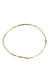 John Lewis ENAMEL Copenhagen Organic Arena Gold Bangle 65mm- Buy online at McGrocer