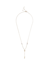 John Lewis ENAMEL Copenhagen Dorothea Long Drop Necklace Yellow Gold- Buy online at McGrocer