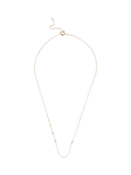 ENAMEL Copenhagen Lola bead and pearl chain necklace yellow gold (British brand)