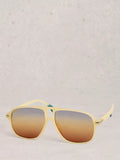 White Stuff aviator sunglasses Yellow Light, imported from the UK