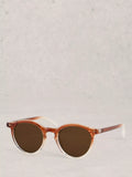 White Stuff ombre frame sunglasses in pink multi (British brand)