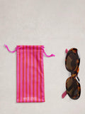 White Stuff slim oval sunglasses brown multi (British brand)