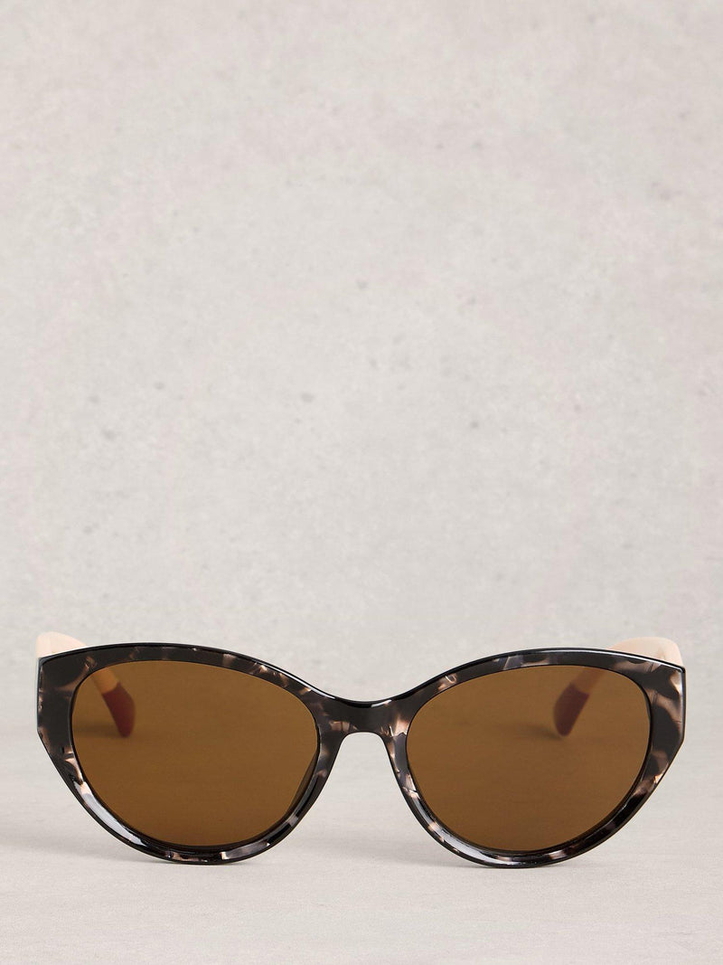 White Stuff cat's eye sunglasses grey - British product