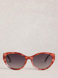 White Stuff cat eye sunglasses red multi, UK version