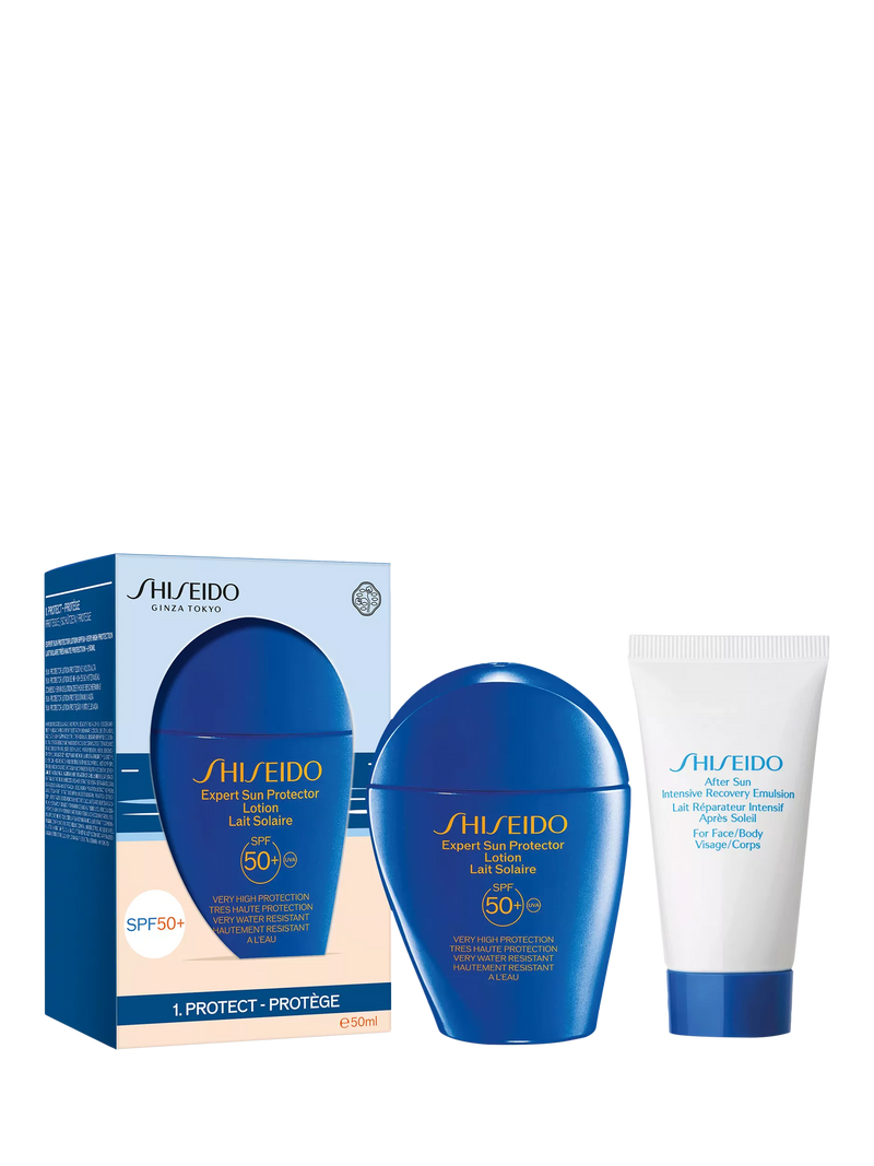 Shiseido sun protection travel skincare gift set, UK version