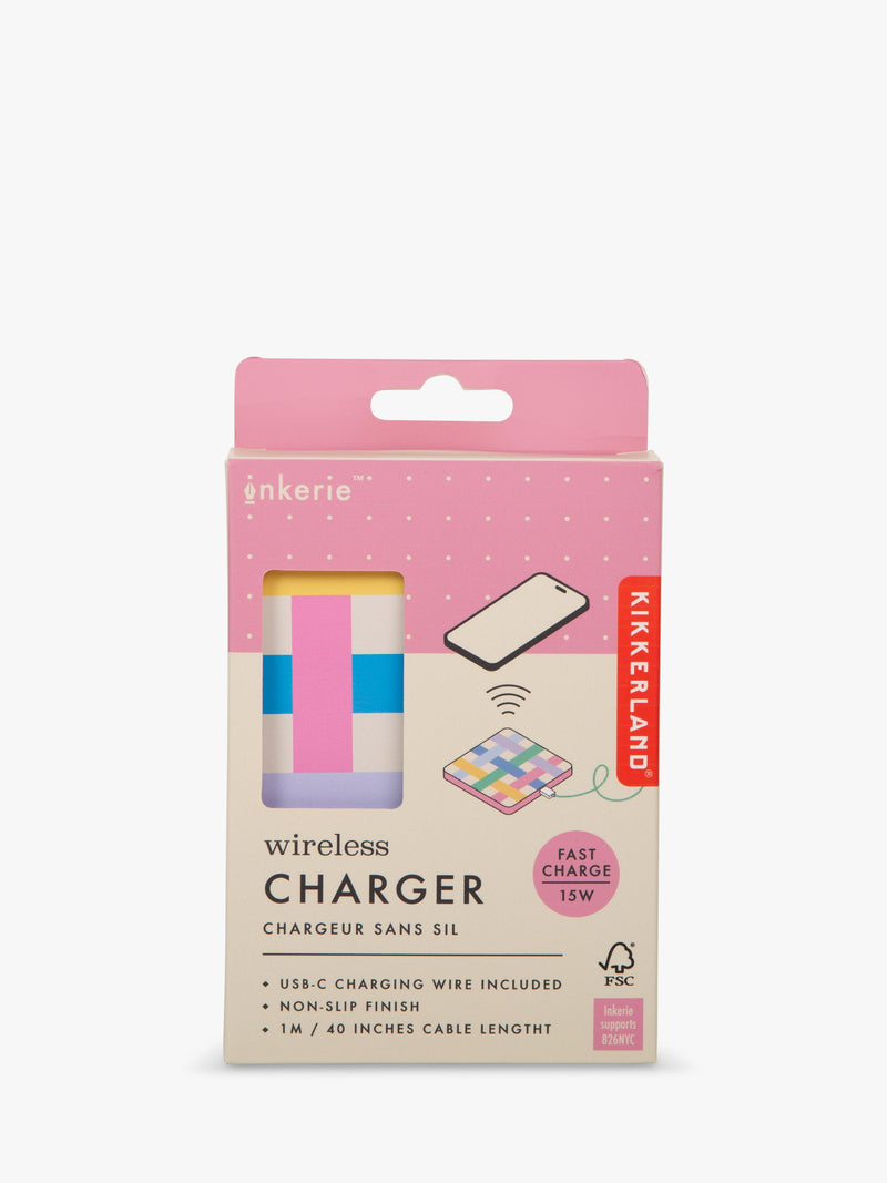 Kikkerland wireless phone charger multi-colour - British product