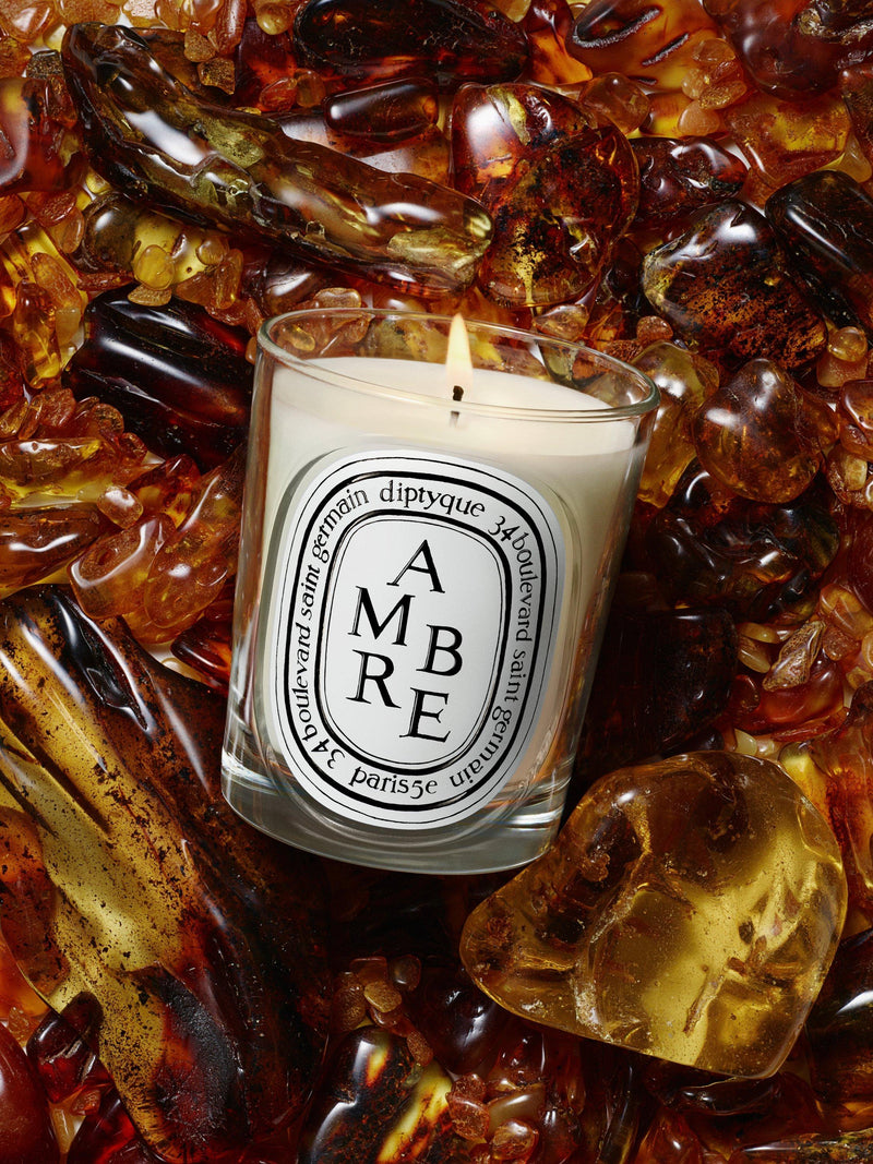 Diptyque Ambre Classic scented candle 190g, imported from the UK