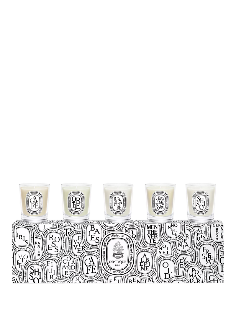 Diptyque miniature candle gift set 5 x 35g, UK version