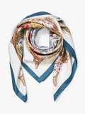 Aspinal of London silk square scarf skyblue, UK version