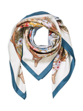 Aspinal of London silk square scarf skyblue, UK version