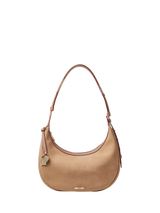 John Lewis Aspinal of London Soho Suede Small Crescent Bag- Buy online at McGrocer