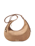 Aspinal of London Soho Suede small crescent bag, UK version