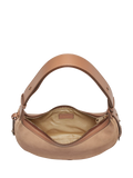 Aspinal of London Soho Suede small crescent bag, UK version