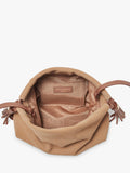 Aspinal of London suede crossbody pouch bag (British brand)