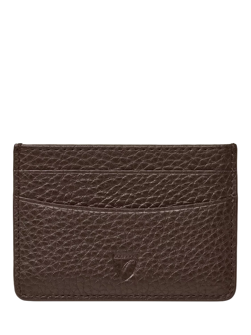 Aspinal of London Slim Leather Credit Card Case, Chocolate