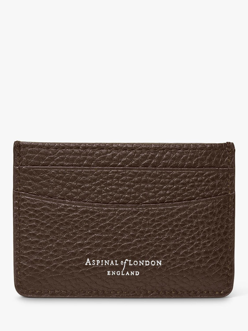 Aspinal of London slim leather credit card case (British brand)