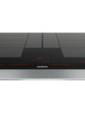 Siemens iQ700 flexInduction Plus black induction hob 80cm - British product