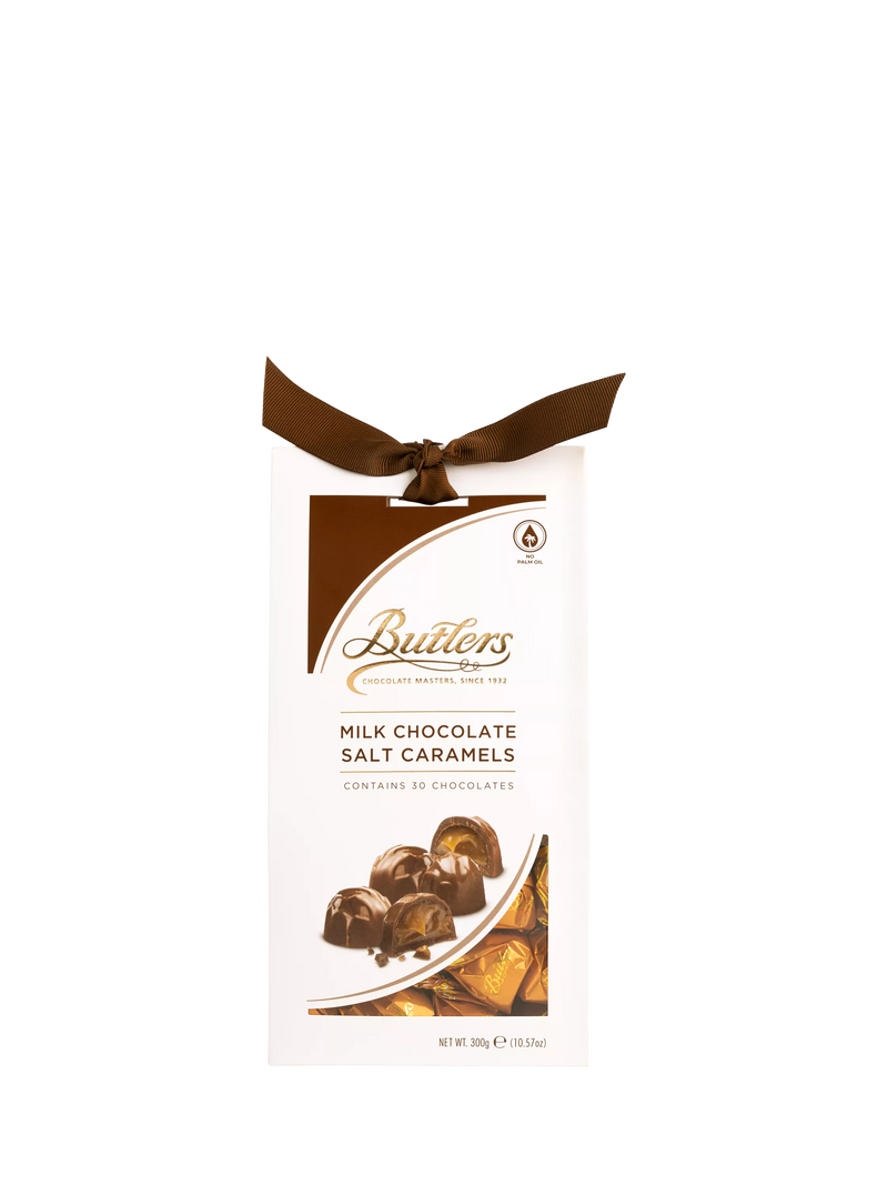 Butlers salt caramel milk chocolates 300g gift box (British brand)