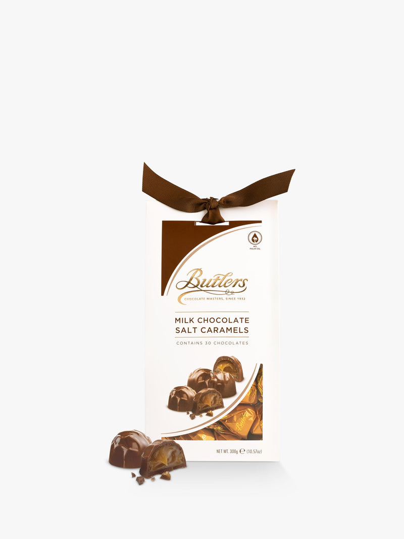 Butlers salt caramel milk chocolates 300g gift box (British brand)