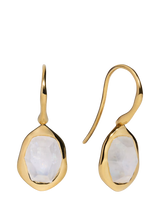 John Lewis Monica Vinader Odyssey Wire Moonstone Earrings, Gold- Buy online at McGrocer