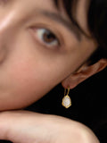 Monica Vinader moonstone drop earrings gold vermeil - British product