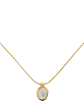 Monica Vinader moonstone necklace gold vermeil, UK version