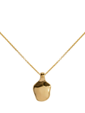 Monica Vinader textured locket necklace gold vermeil - British product