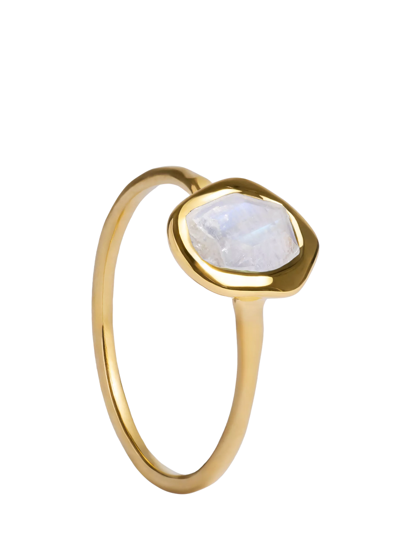 Monica Vinader Moonstone Gemstone Ring Gold