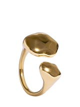 John Lewis Monica Vinader Odyssey Open Ring, Gold Vermeil Wrap Ring- Buy online at McGrocer