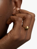 Monica Vinader Odyssey stacking ring gold vermeil, imported from the UK