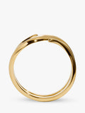 Monica Vinader swirl wrap ring gold - British product