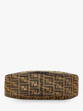 Fendi FF Zucca canvas shoulder bag brown, imported from the UK