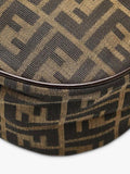 Fendi FF Zucca canvas shoulder bag brown, imported from the UK