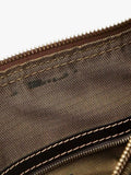 Fendi FF Zucca canvas shoulder bag brown, imported from the UK