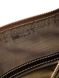 Fendi FF Zucca canvas shoulder bag brown, imported from the UK