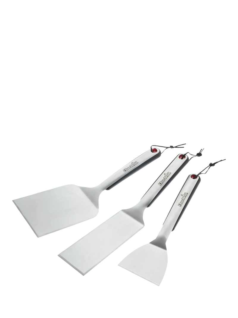 Char-Broil BBQ griddle utensil starter set 3 piece (British brand)